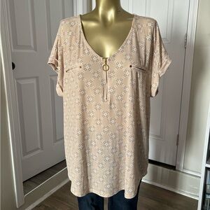 Flower and Feather blouse